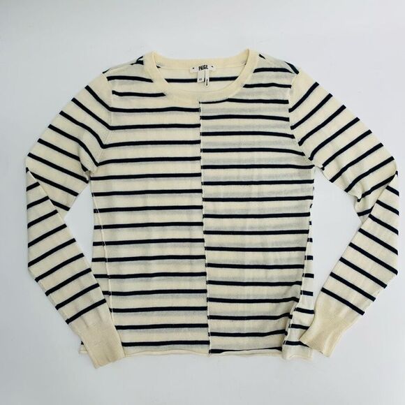 PAIGE Sweaters - PAIGE striped sweater merino wool blend sz xs womens